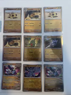 Pokemon TCG Card Binder Collection Sheets Of Mixed Card Lot - Image 5