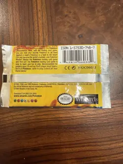 Pokemon Base Set Booster Pack Charizard Artwork Sealed 11 Cards WOTC 1999 - Image 2