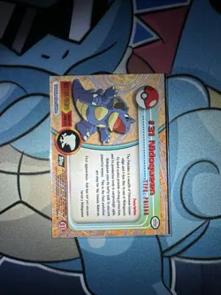 Topps Nidoqueen Pokemon Card Black Logo, Near Mint Condition - Image 2