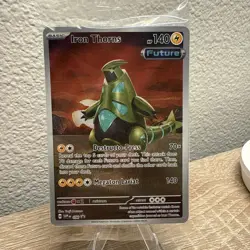 Iron Thorns 098 Temporal Forces ETB Sealed mint pack Promo Pokemon Card - Image 1
