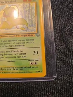 Pokemon TCG Victreebel Holo Rare Unlimited Jungle Card 14/64 LP Condition - Image 2