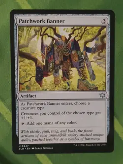 Patchwork Banner Bloomburrow Regular MTG NM - Image 1