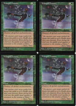 MTG: TRANQUIL DOMAIN Mirage COMMON; played, Excellent condition x4 - Image 1