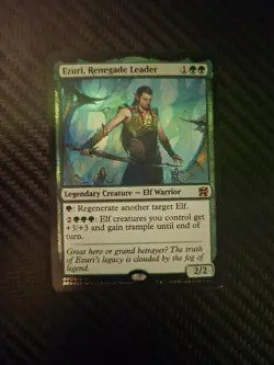 MTG Ezuri, Renegade Leader - Foil, Light Play, English Duel Decks: Elves vs. Inv - Image 1