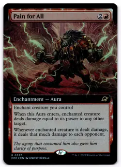 Pain for All (Extended Art) Foil R Edge of Eternities 337 NM EOE - Image 1