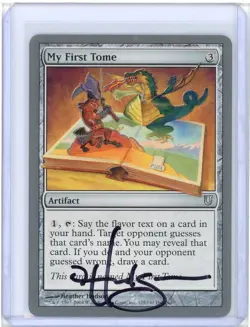 My First Tome Unhinged Signed Artist Proof MTG (Last One) - Image 1