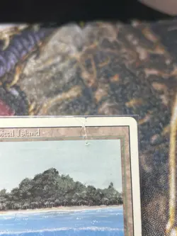 Magic the Gathering Revised Tropical Island - DAMAGED. - Image 4