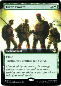 Turtle Power! (Extended Art) - FOIL - [Teenage Mutant Ninja Turtles] MTG TMT 275 - Image 3