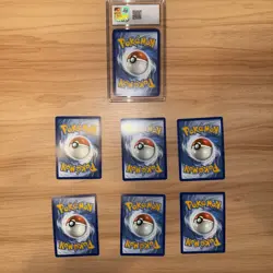 8x Pokemon Rainbow Rare Lot - VMAX & VSTAR CGC Slab - Discontinued Secret Rares - Image 3