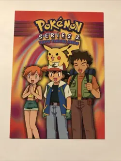 Pokemon 2000 Topps TV Series 2 Checklist Card Blue Label - Image 1