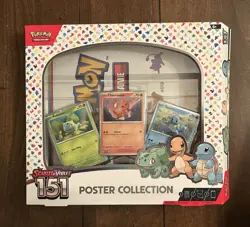 Pokemon 151 Poster Collection (Opened just Poster & Promo Cards No Packs) READ 820650853166 - Image 1