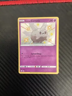 Pokemon - Galarian Corsola SV049/SV122 Shining Fates: Shiny Vault NM - Image 1