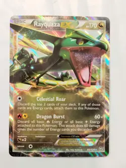 Pokemon TCG Cards Rayquaza EX 85/124 Dragons Exalted Ultra Rare Holo NM - Image 1