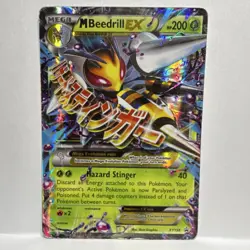 M Beedrill EX Mega Promo Foil XY158 XY Holo Card pokemon - Image 2