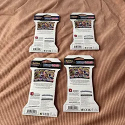 Pokemon TCG: Sword And Shield Base Set Lot of 4 Sleeved Booster Packs - Image 2