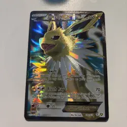 2017 Pokemon Mega Powers Collection Jolteon ex FA Full Art Promo #28a/83 - Image 1