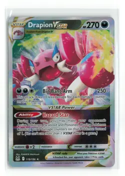 DRAPION VSTAR 119/196 LOST ORIGINS ULTRA RARE POKEMON TCG NM - Image 1