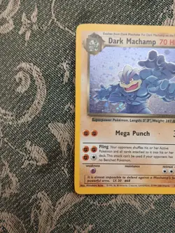 Pokemon Dark Machamp Team Rocket Holo Rare 10/82 70 HP English - Image 3