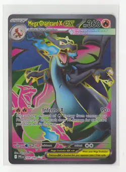 Pokemon TCG Mega Charizard X ex 109 Full Art Phantasmal Flames Nm - Image 1