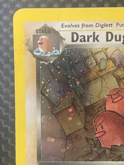 Pokemon TCG Dark Dugtrio 6/82 Holo Rare Team Rocket Unlimited HP - Image 2