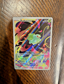 Pokemon Bulbasaur Mega Evolution 133/132 Illustration Rare Holo Promo NM - Image 1