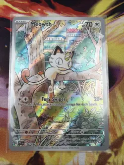 Pokemon TCG Meowth 106/094 Me02 Phantasmal Flames Illustration Rare NM/M - Image 1