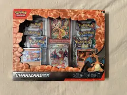 Pokemon TCG: Charizard ex Premium Collection Box - 6 Packs 820650873232 - Image 1