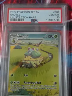 Pokemon TCG Grotle 164/162 Temporal Forces PSA 10 - Image 2
