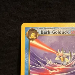 Pokemon TCG Dark Golduck Uncommon Team Rocket 37/82 Unlimited 2000 - Image 2