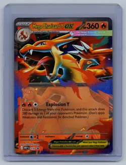 Mega Charizard Y ex 030 Holofoil Promo Mega Evolution Promo Pokemon Near Mint - Image 1