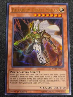 Yugioh Palladium Oracle Mahad MVP1-EN053 1st Edition Ultra LP - Image 1