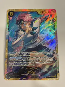 Koby OP11-119 SEC A Fist of Divine Speed ONE PIECE Card Game English - Image 1