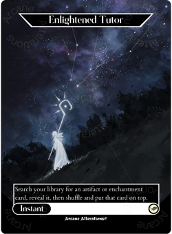 Enlightened Tutor - Full Art Altered Art Custom Cards - Image 1