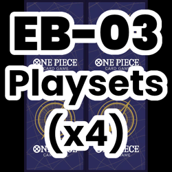EB-03 Playsets x4 - One Piece Heroines Edition - OPTCG English Ver [EB03] - Image 1