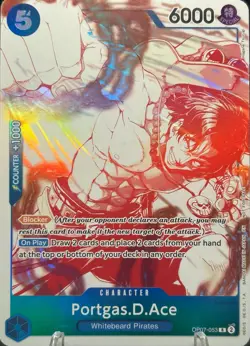 • Portgas.D.Ace • OP07-053 3rd Anniversary Treasure Event Holo One Piece TCG NM - Image 1