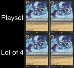 Disney Lorcana Winterspell (11) - Playset (4) #197 The Terror That Flaps in the - Image 1