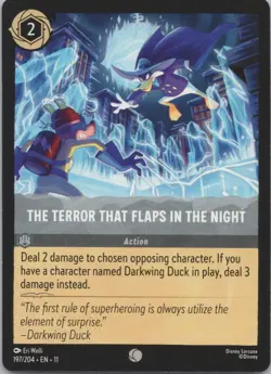 Disney Lorcana Winterspell (11) - Playset (4) #197 The Terror That Flaps in the - Image 2