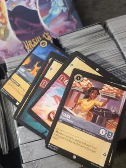 Disney Lorcana Bulk Lot 100 Cards Mixed Cards C To Super Rare No Duplicates Per - Image 2