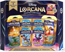 Disney Lorcana Costco Inklands Bundle Box Pirate Mickey Mouse Foil Promo New ! - Image 1
