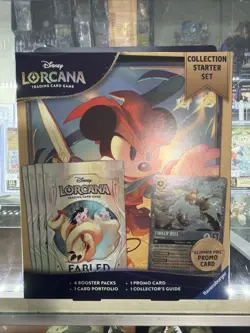 New Disney Lorcana: Fabled Collection Starter Set Glimmer Foil Promo Booster - Image 1