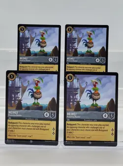 Disney Lorcana HeiHei - Protective Rooster 179/204 Shimmering Skies 4 Cards - Image 1