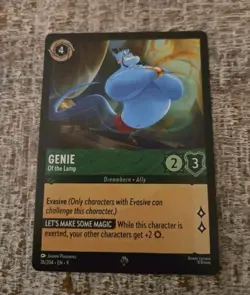 Genie - Of the Lamp 76/204 Fabled Super Rare Disney Lorcana - Image 1