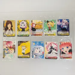 Weiss Schwarz Trading Cards - Lot of 10 Box Topper Promo Cards - Image 1