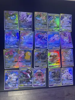 Pokemon Sun & Moon Team Up GX TAG TEAM Holo Lot — 20 Cards (Venusaur, Snivy) - Image 1