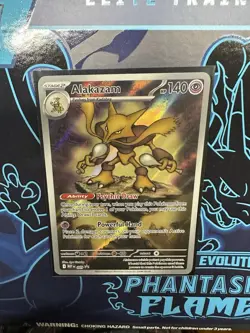 Pokemon Alakazam TCG Black Star Promo Card 009 - Image 1
