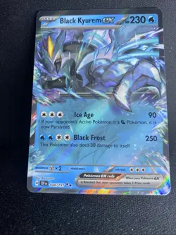 Pokemon TCG Black Kyurem EX Surging Sparks Double Rare Holo Card 048/191 - Image 1