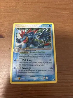 Feraligator Unseen Forces Reverse Holo Pokemon Card 4/115 MP 2005 - Image 1
