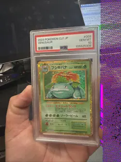 Pokemon TCG Classic Collection Holo Venusaur Card PSA 10 Gem Mint 003/032 CLF JP - Image 1