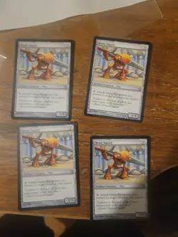 4x Brass Squire Mirrodin Besieged MTG Magic The Gathering Card Vintage Artifact - Image 1