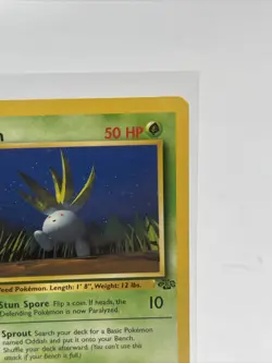 Pokemon Card Oddish 58/64 Jungle Unlimited WOTC Common LP-NM - Image 4